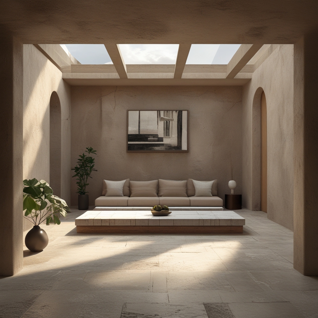 Przestronna, jasna sala do ćwiczeń z drewnianą podłogą, dużymi oknami wpuszczającymi naturalne światło i matami do jogi ułożonymi symetrycznie, spokojna atmosfera skupienia